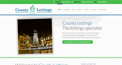 Desktop Screenshot of countylettings.com